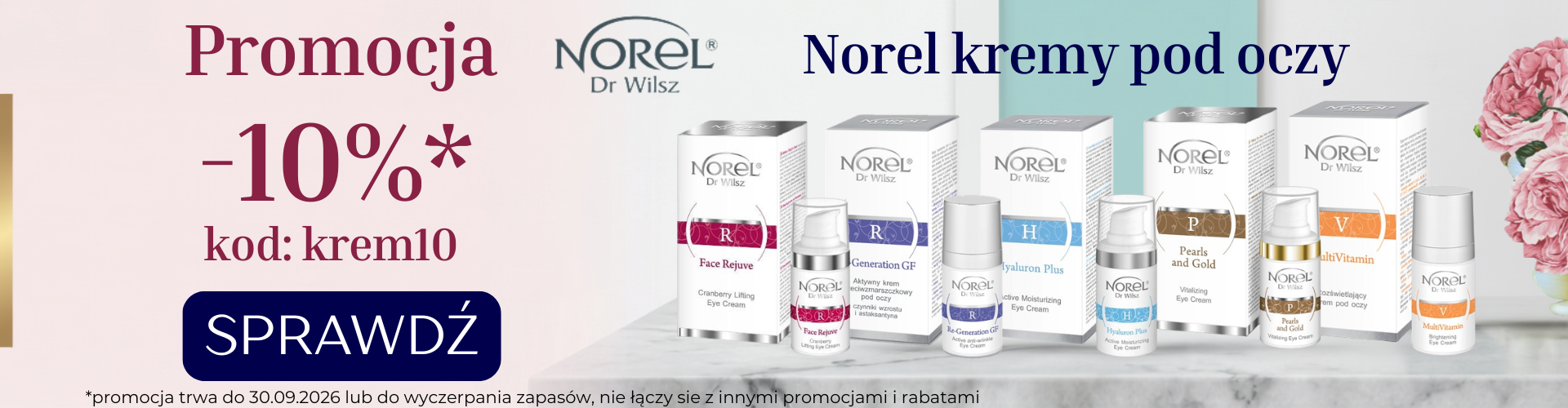 Norel kremy pod oczy 09.2026